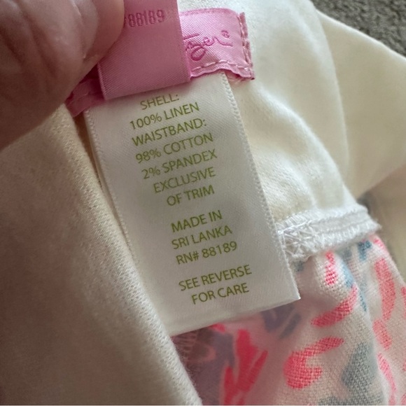 Lilly Pulitzer Beach Short in Turquoise‎ Lets Cha Cha Size XS - Picture 5 of 7